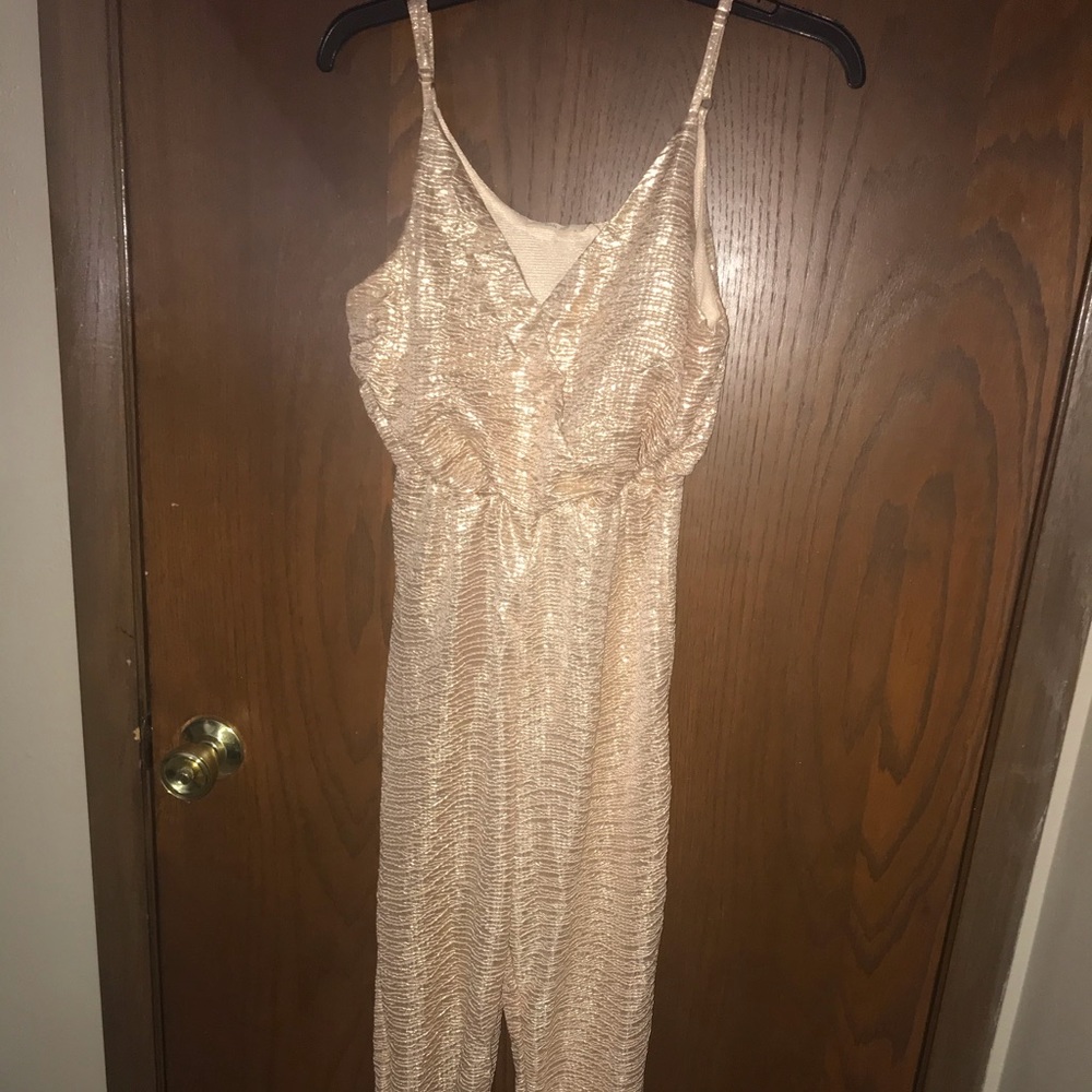 Gold Foil Jumpsuit